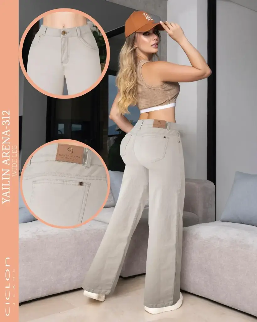 JEANS CICLON YAILIN ARENA 312 (PAQ 20PZ)
