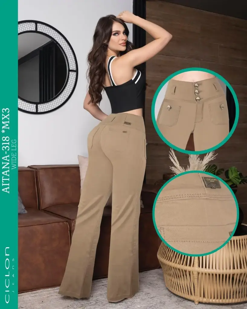 JEANS CICLON AITANA 318 (PAQ 12PZ)