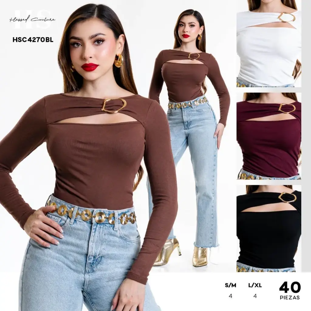 BLUSA HS4270BL (CAJ 40PZ)