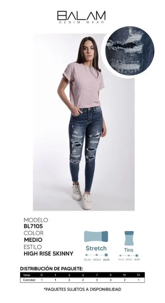 JEANS BALAM 7105 (PAQ 15PZ)