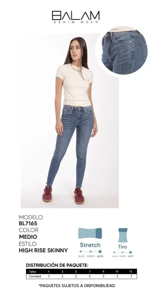 JEANS BALAM 7165 (PAQ 15PZ)