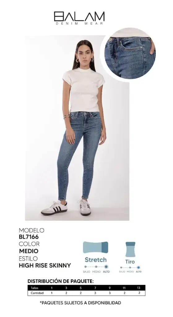 JEANS BALAM 7166 (PAQ 15PZ)