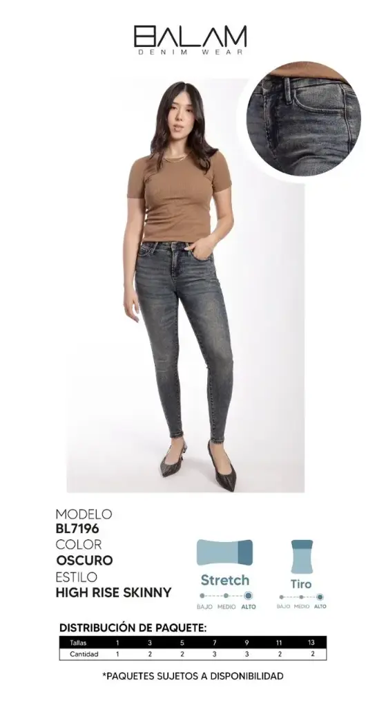 JEANS BALAM 7196 (PAQ 15PZ)