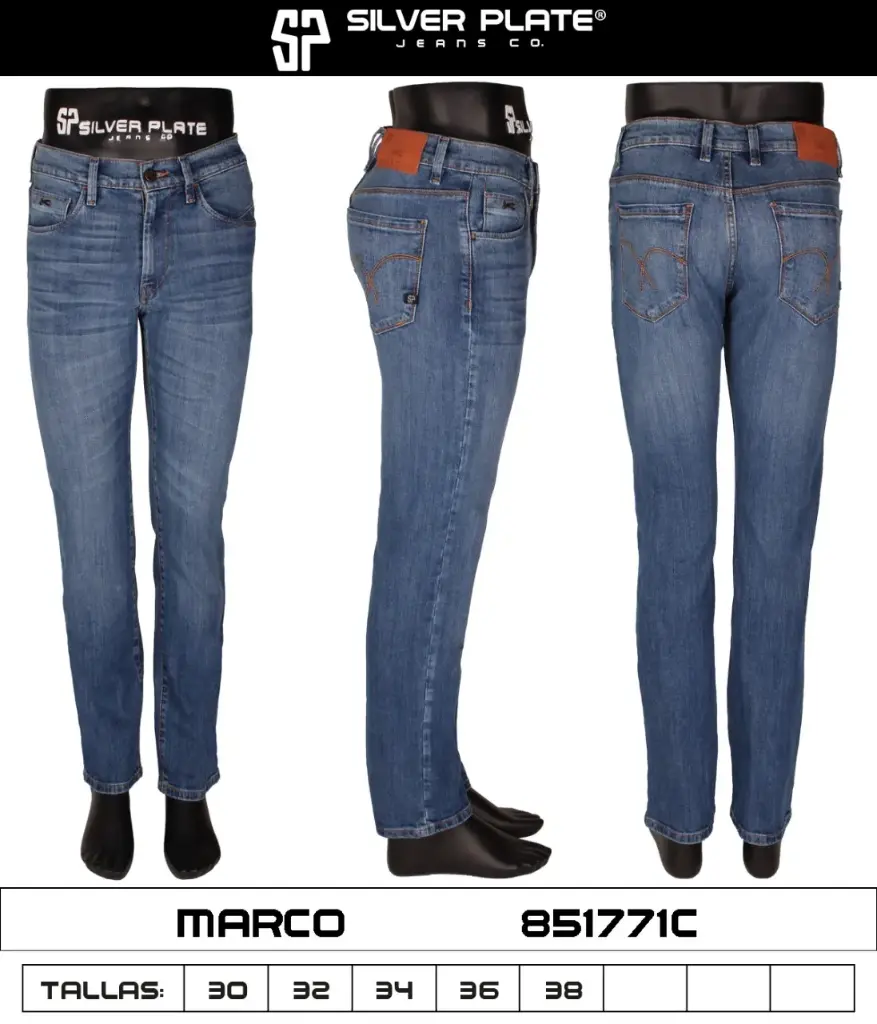 JEANS MARCO SILVER PLATE 851771C