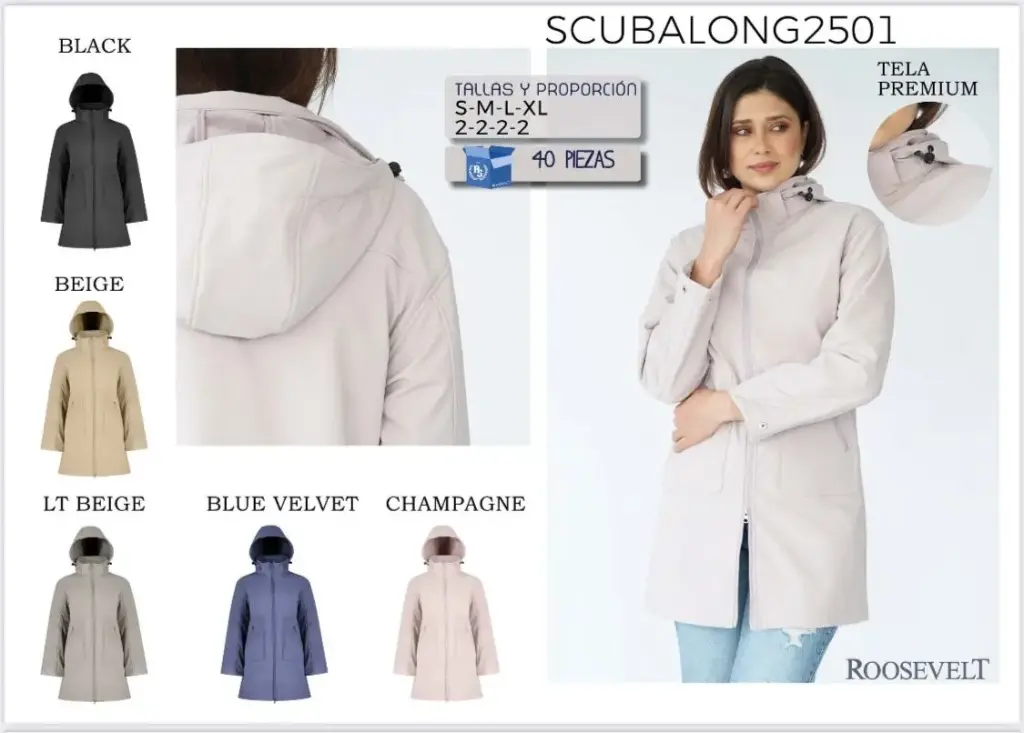 CHAMARRA ROOSEVELT SCUBA LONG 2501