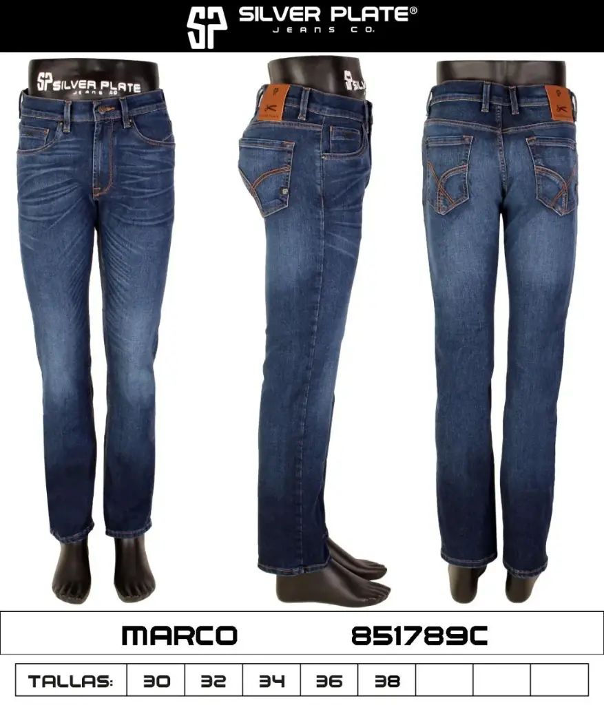 JEANS MARCO SILVER PLATE 851789