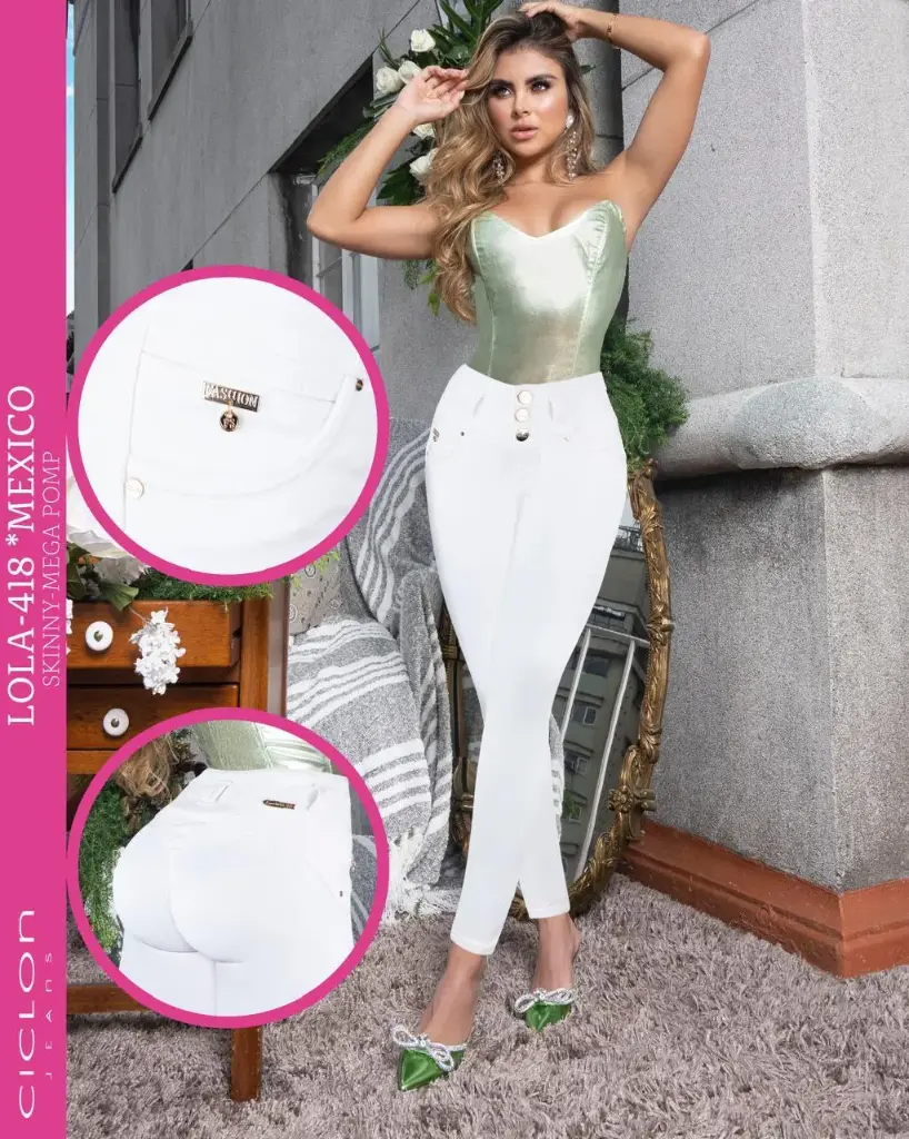 JEANS CICLON LOLA 418 (PAQ 20PZ)