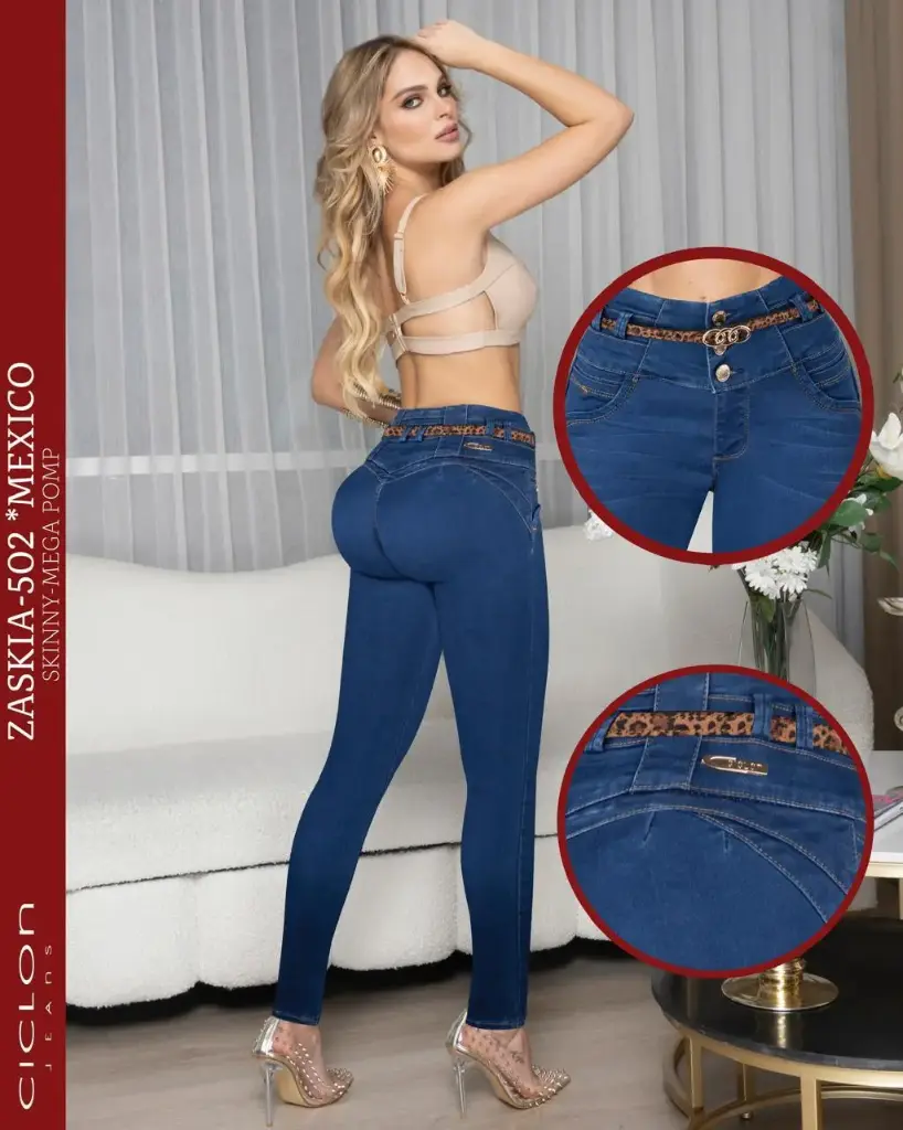 JEANS CICLON ZASKIA 502 (PAQ 25PZ)