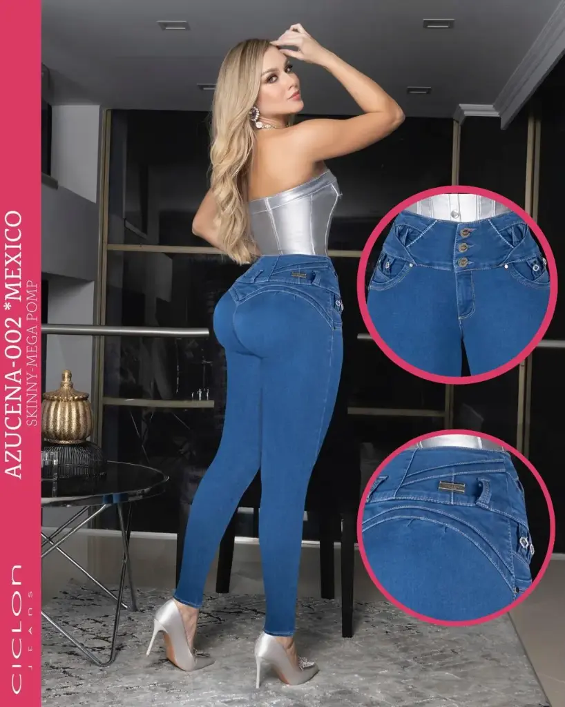 JEANS CICLON AZUCENA 002 (PAQ 21PZ)