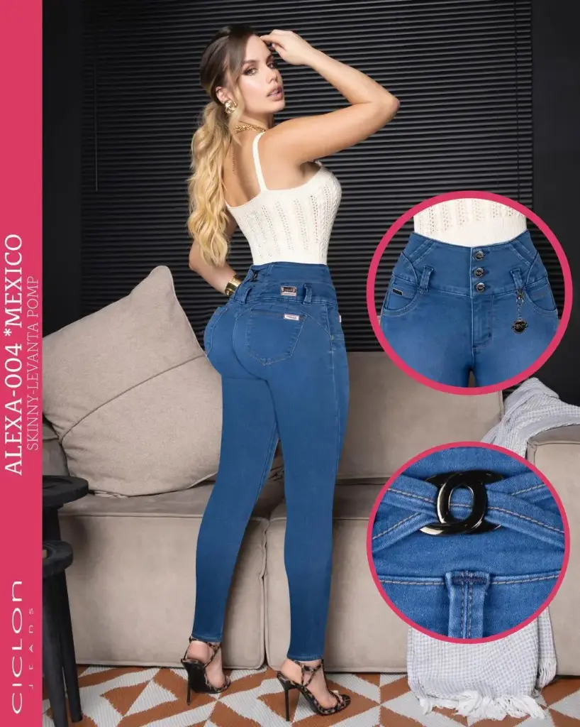 JEANS CICLON ALEXA 004 (PAQ 19PZ)