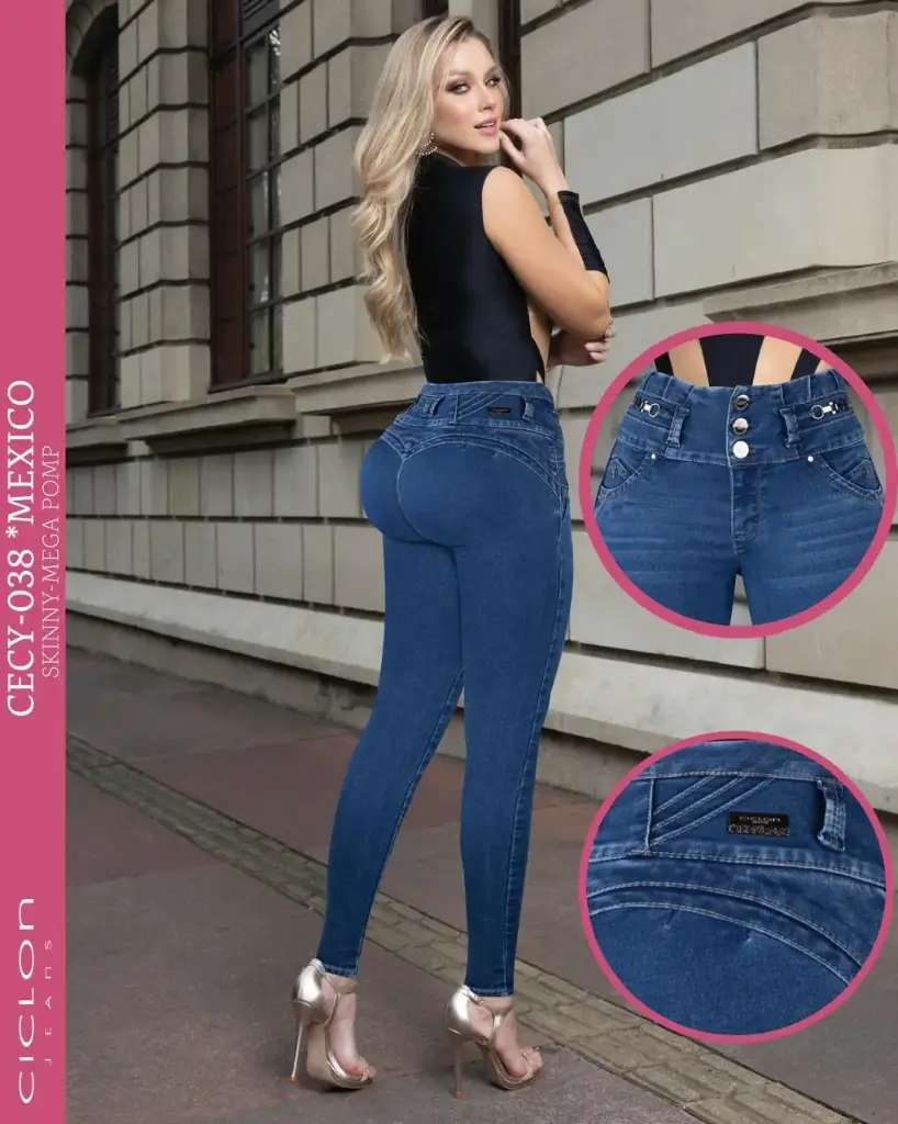 JEANS CICLON CECY 038 (PAQ 21PZ)