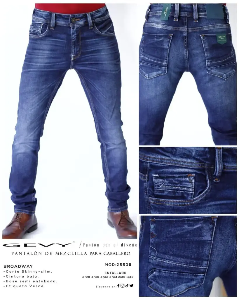 JEANS SKINNY GEVY 25530
