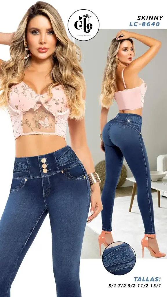 JEANS LE CLE MODA 8640