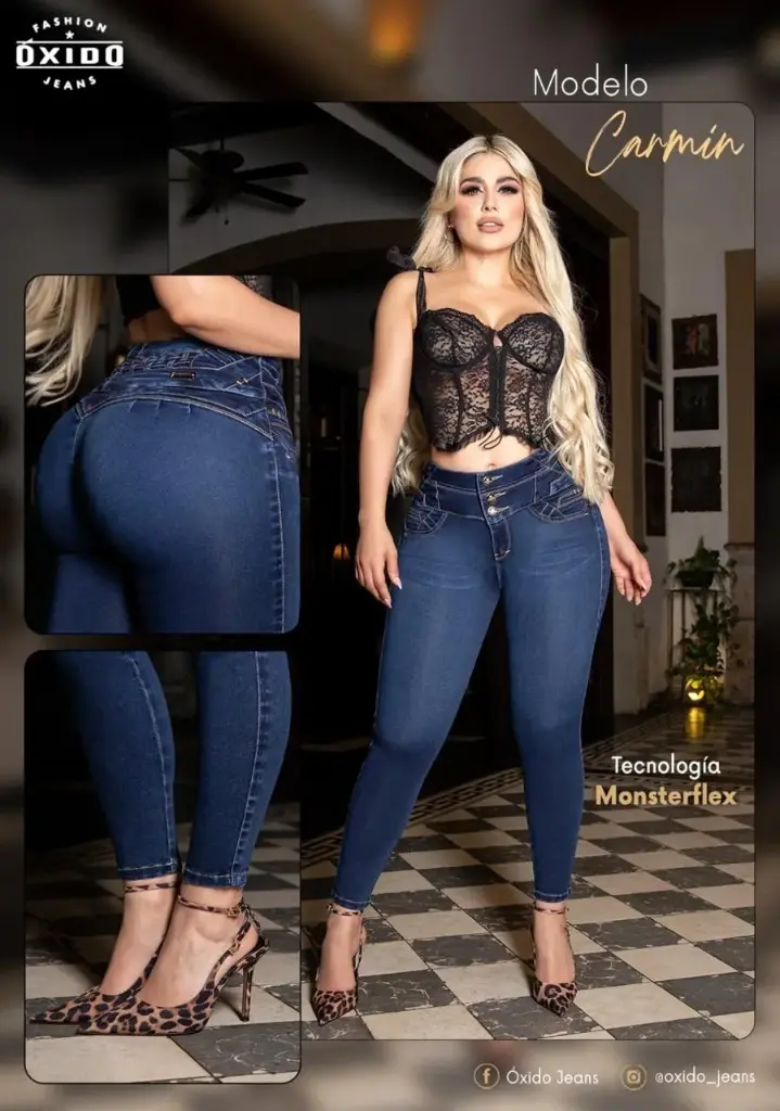 JEANS OXIDO CARMIN