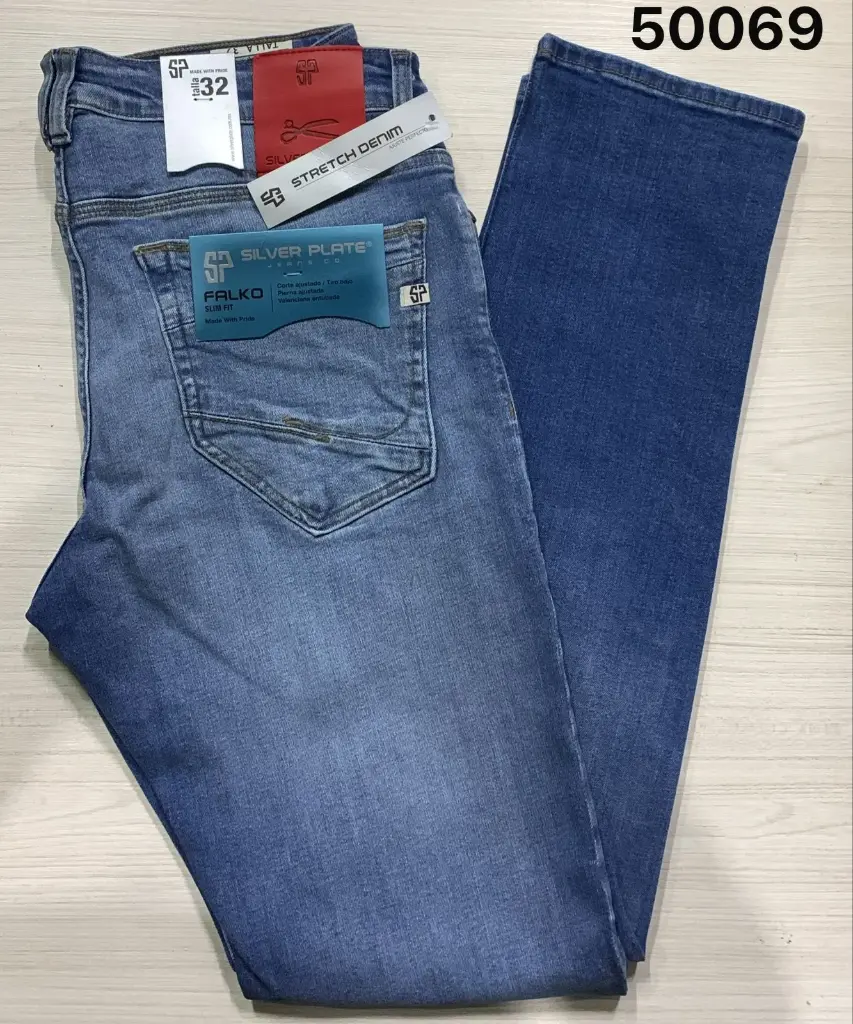 JEANS FALKO SILVER PLATE 50069S