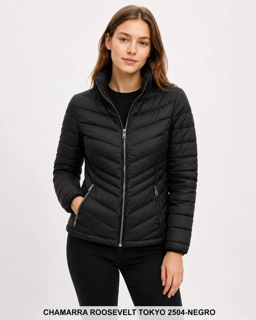 [ROOTOK2504NEG-S] CHAMARRA ROOSEVELT TOKYO 2504 (Negro, S)