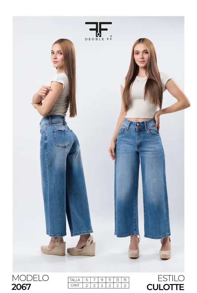 JEANS DOBLE FF 2067 (CAJA 24PZ)