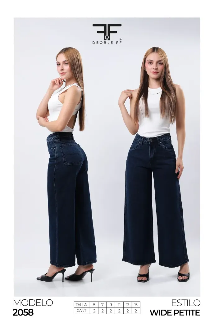 JEANS DOBLE FF 2058