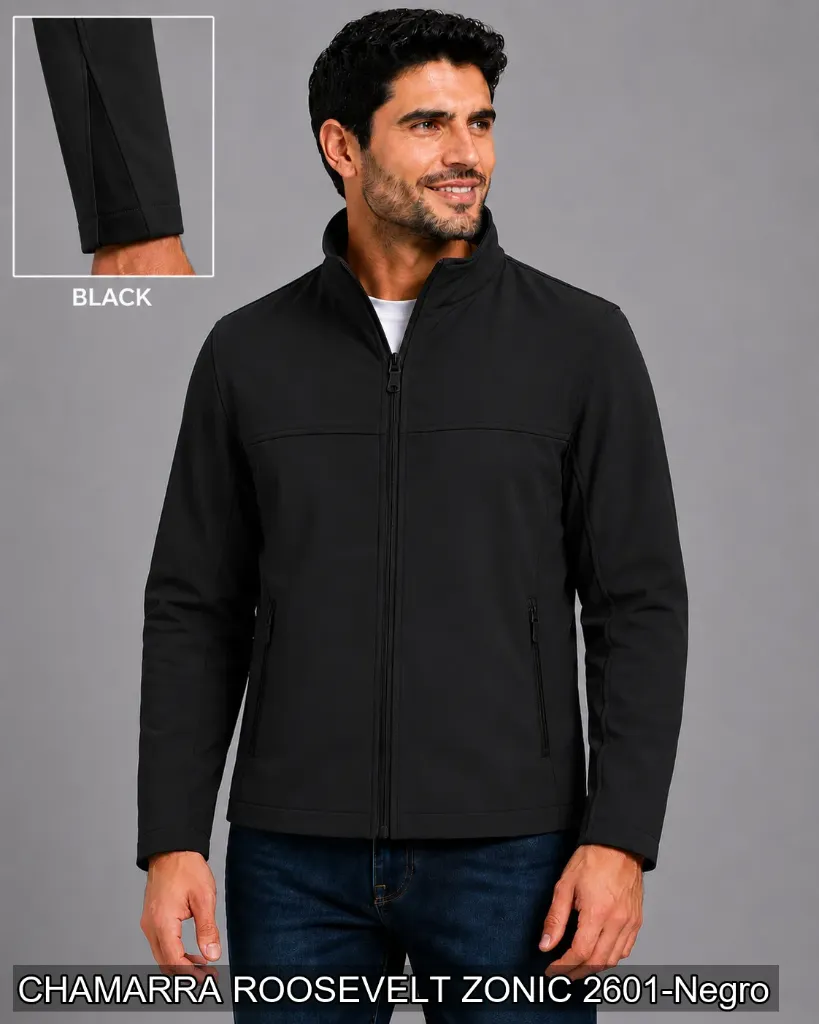 [ROOZON2601NEG-S] CHAMARRA ROOSEVELT ZONIC 2601 (Negro, S)