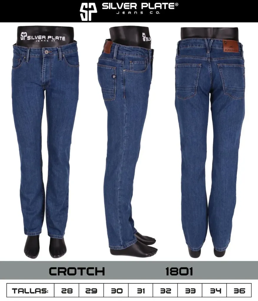 JEANS CROTCH SILVER PLATE 1801