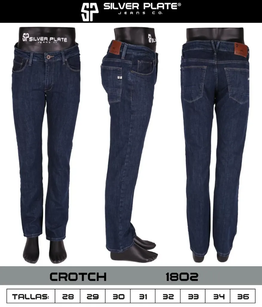 JEANS CROTCH SILVER PLATE 1802