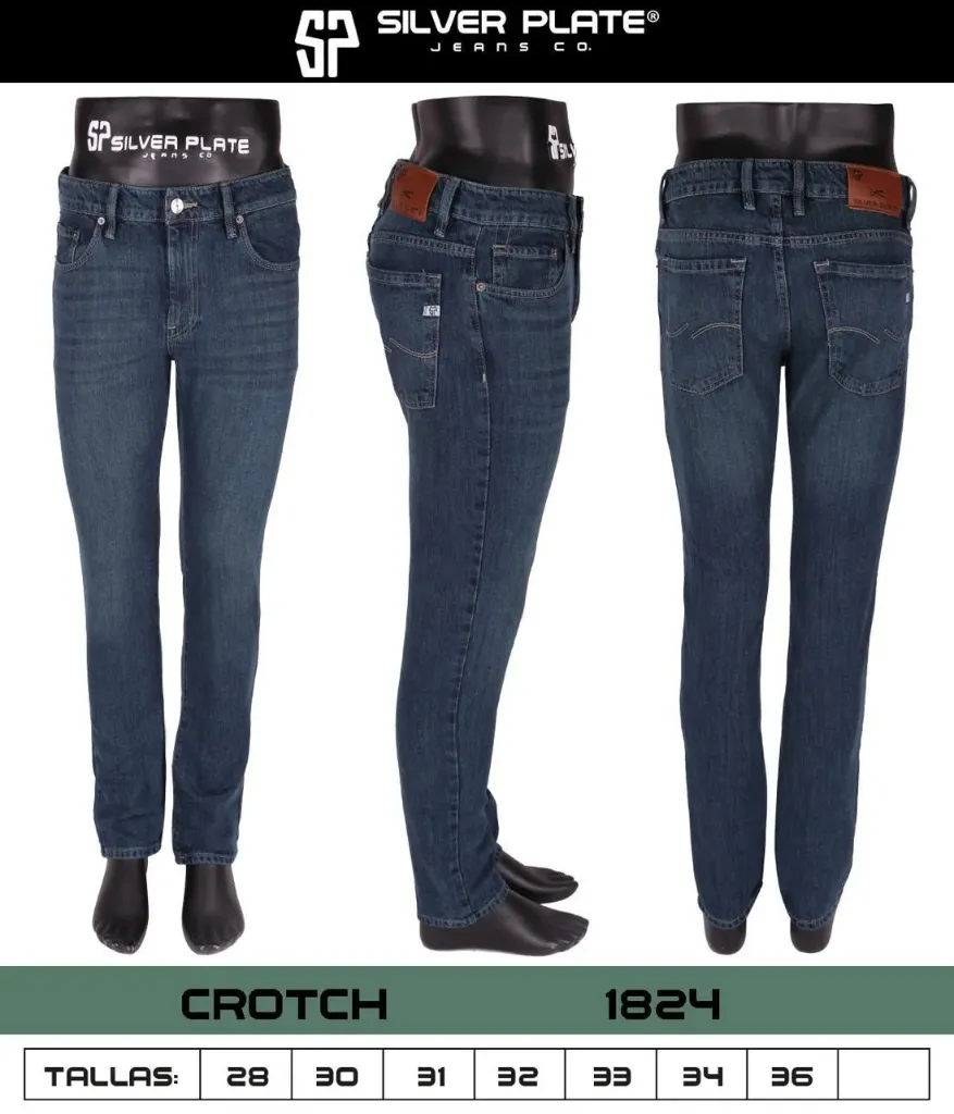 JEANS CROTCH SILVER PLATE 1824
