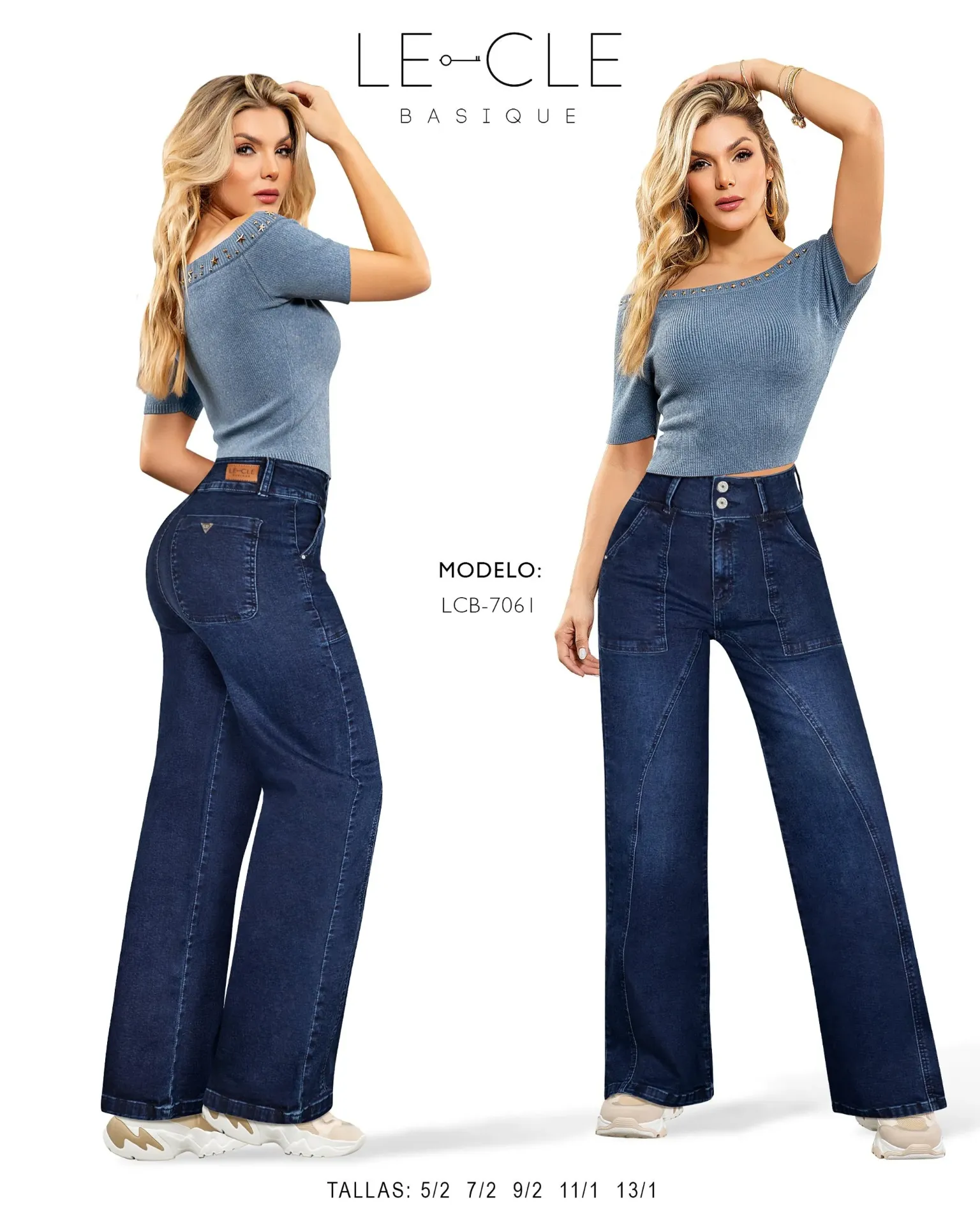 JEANS LE CLE BASIQUE 7061 (5)