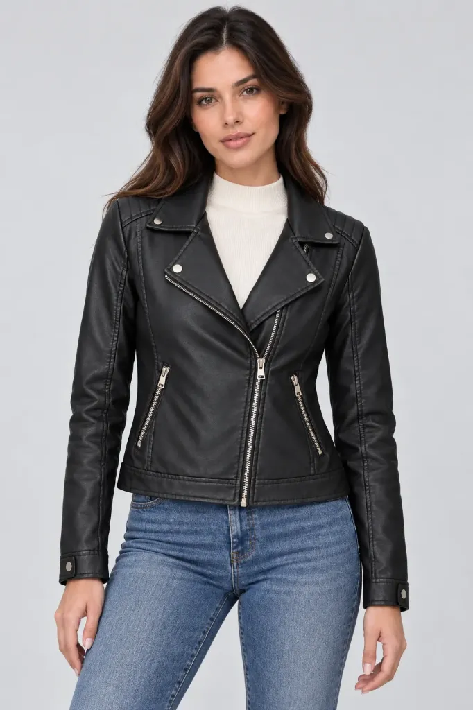 [ANNLIN5010NEG-S] CHAMARRA ANN MILLER LINA FUR 5010 (S)
