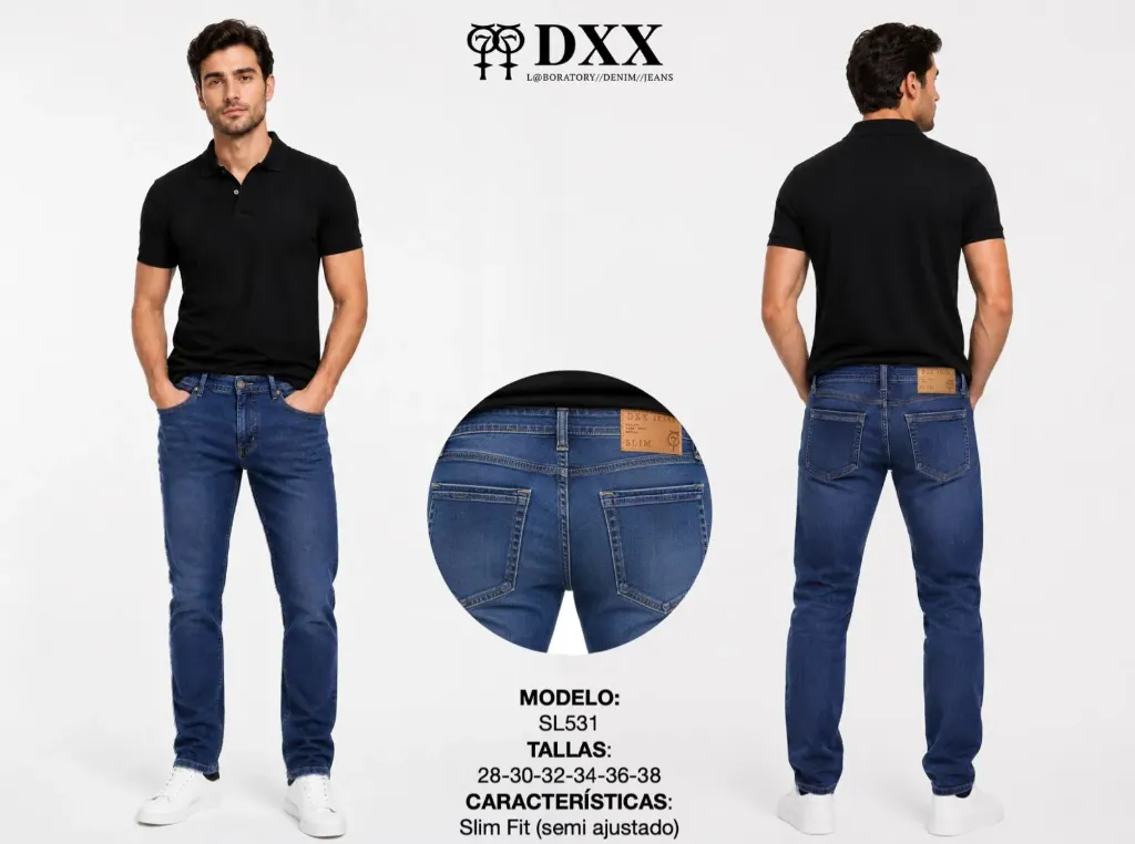 JEANS DOBLE XX SLIM 531
