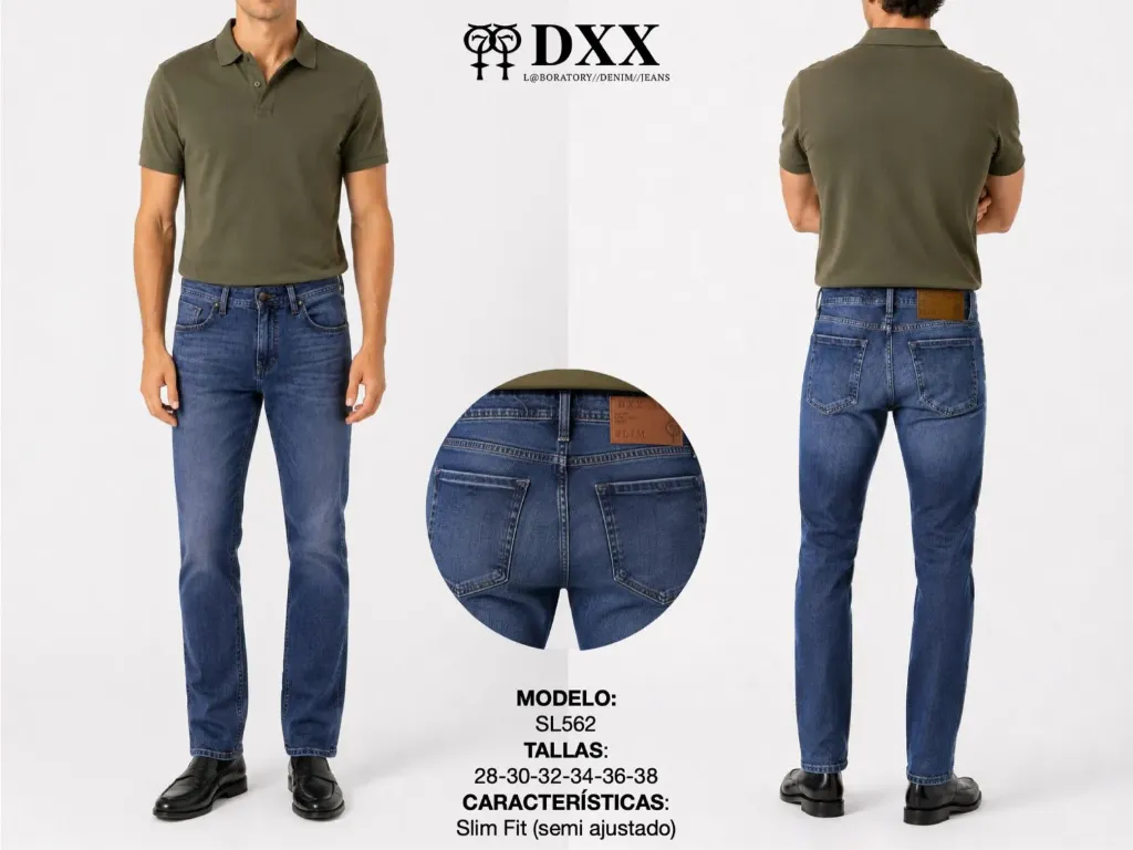 JEANS DOBLE XX SLIM 562