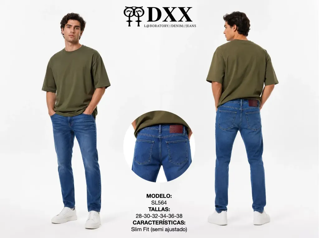 [DXX564-32] JEANS DOBLE XX SLIM 564 (32)