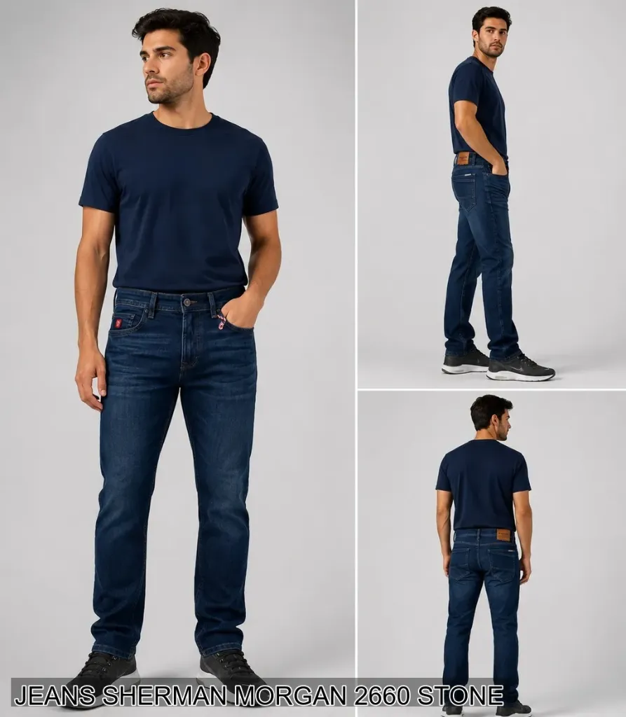 JEANS SHERMAN MORGAN 2660 STONE