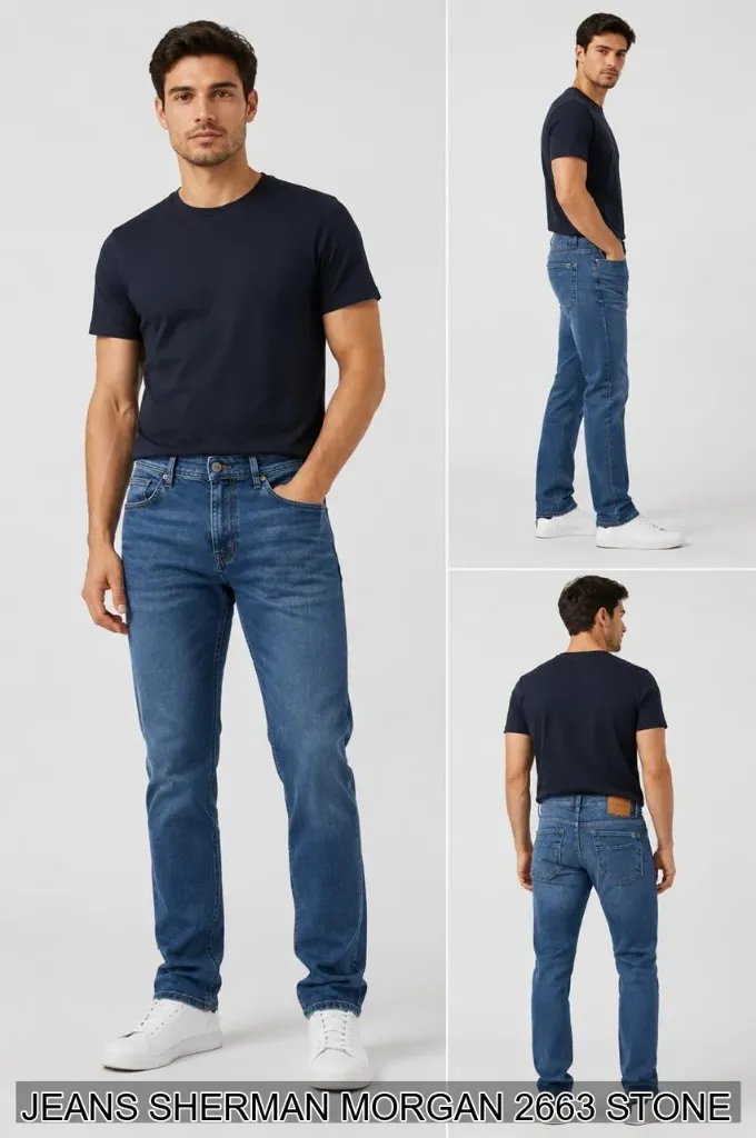 JEANS SHERMAN MORGAN 2663 STONE