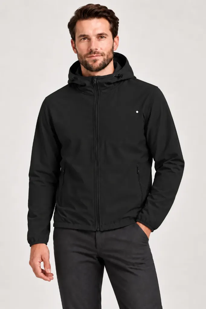 [ROOLAB2604NEG-S] CHAMARRA ROOSEVELT LAB HOOD 2604 (Negro, S)