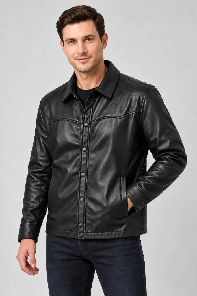 [CHAJON2601NEG-S] CHAMARRA ROOSEVELT JONY 2601 (Negro, S)