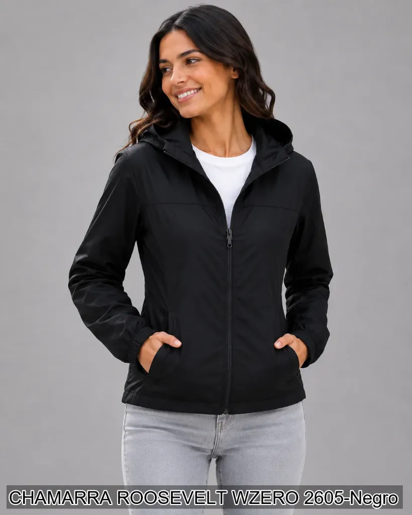 [ROOWZER2605NEG-S] CHAMARRA ROOSEVELT WZERO 2605 (Negro, S)