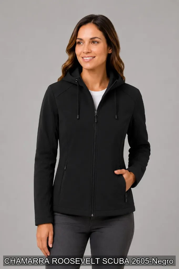 [ROOSCU2605NEG-S] CHAMARRA ROOSEVELT SCUBA 2605 (Negro, S)