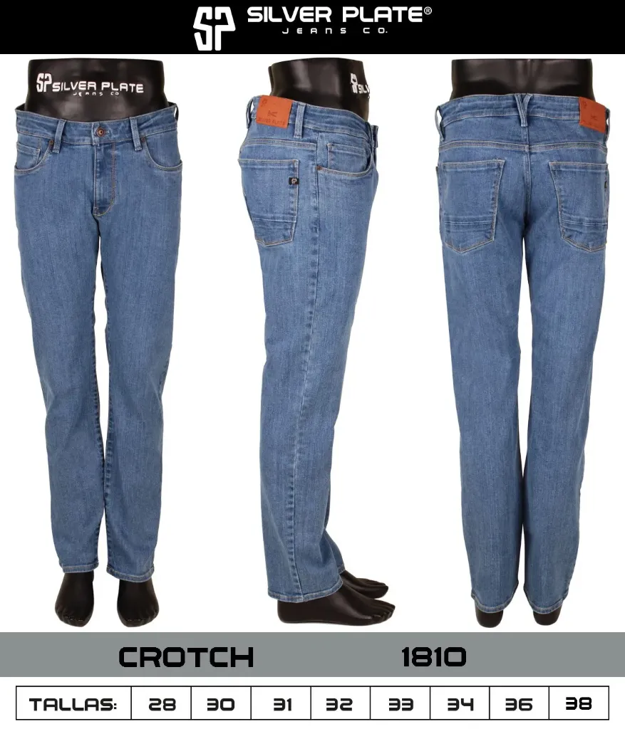 JEANS CROTCH SILVER PLATE 1810
