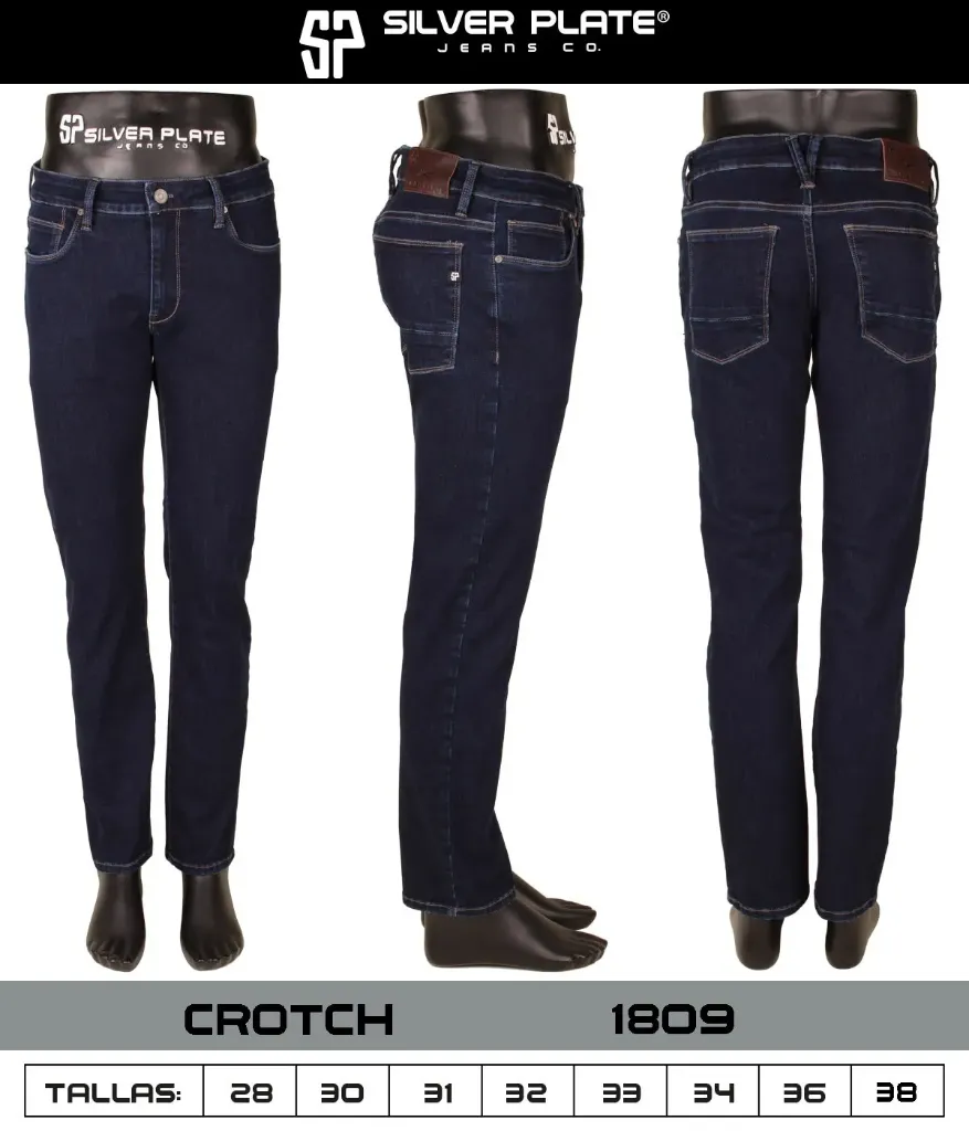 JEANS CROTCH SILVER PLATE 1809