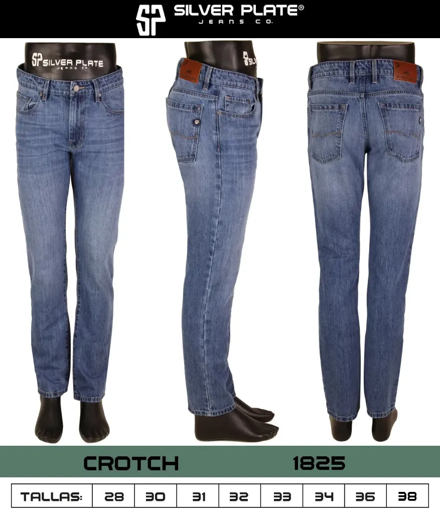 JEANS CROTCH SILVER PLATE 1825