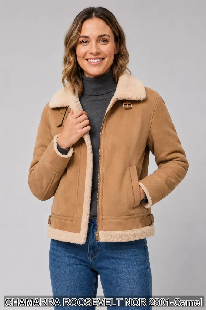 [ROONOR2601CAM-S] CHAMARRA ROOSEVELT NOR 2601 (Camel, S)