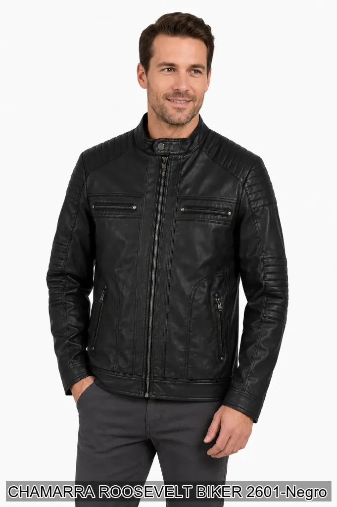 CHAMARRA ROOSEVELT BIKER 2601