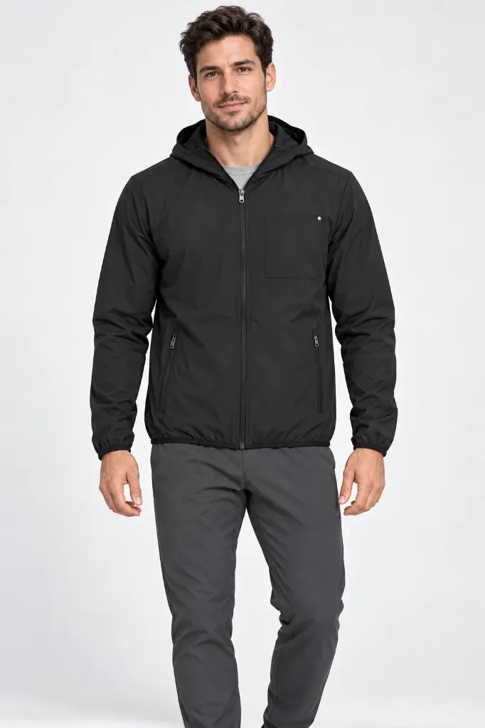 [ROORAM2603NEG-S] CHAMARRA ROOSEVELT RAM HOOD 2603 (S)