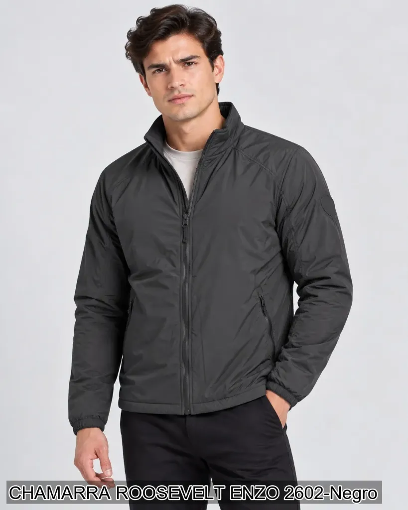 CHAMARRA ROOSEVELT ENZO 2602 (Negro, S)