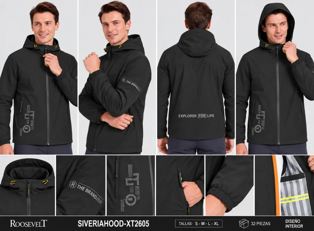 CHAMARRA ROOSEVELT SIVERIA HOOD 2605