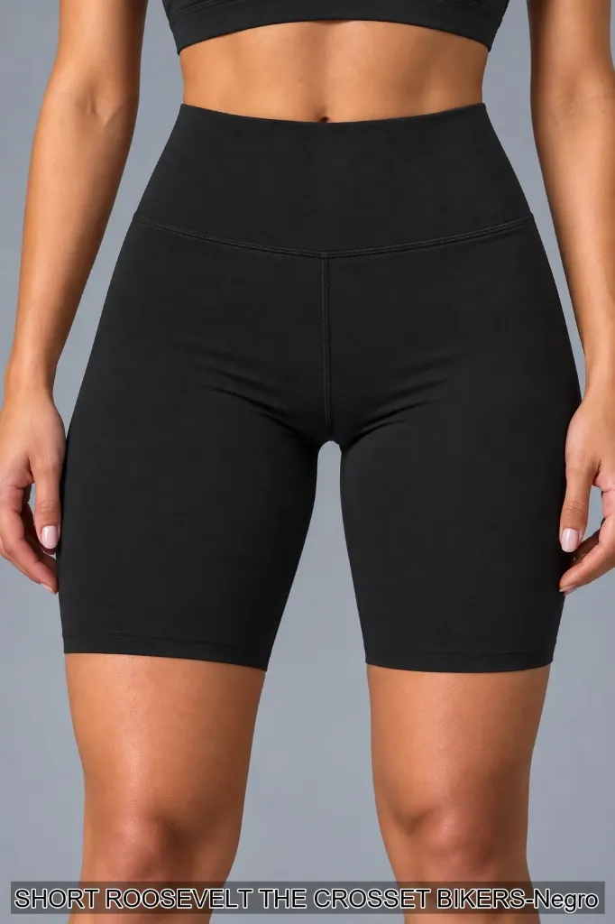 SHORT ROOSEVELT THE CROSSET BIKERS (Negro, S)