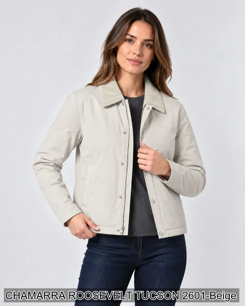[ROOTUC2601BEI-S] CHAMARRA ROOSEVELT TUCSON 2601 (Beige, S)