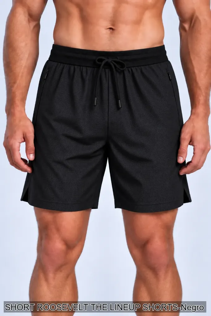 SHORT ROOSEVELT THE LINEUP SHORTS (Negro, S)