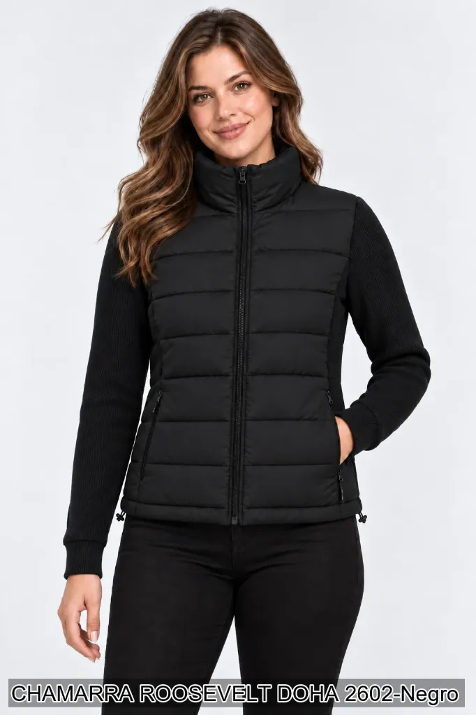 [ROODOH2602NEG-S] CHAMARRA ROOSEVELT DOHA 2602 (Negro, S)