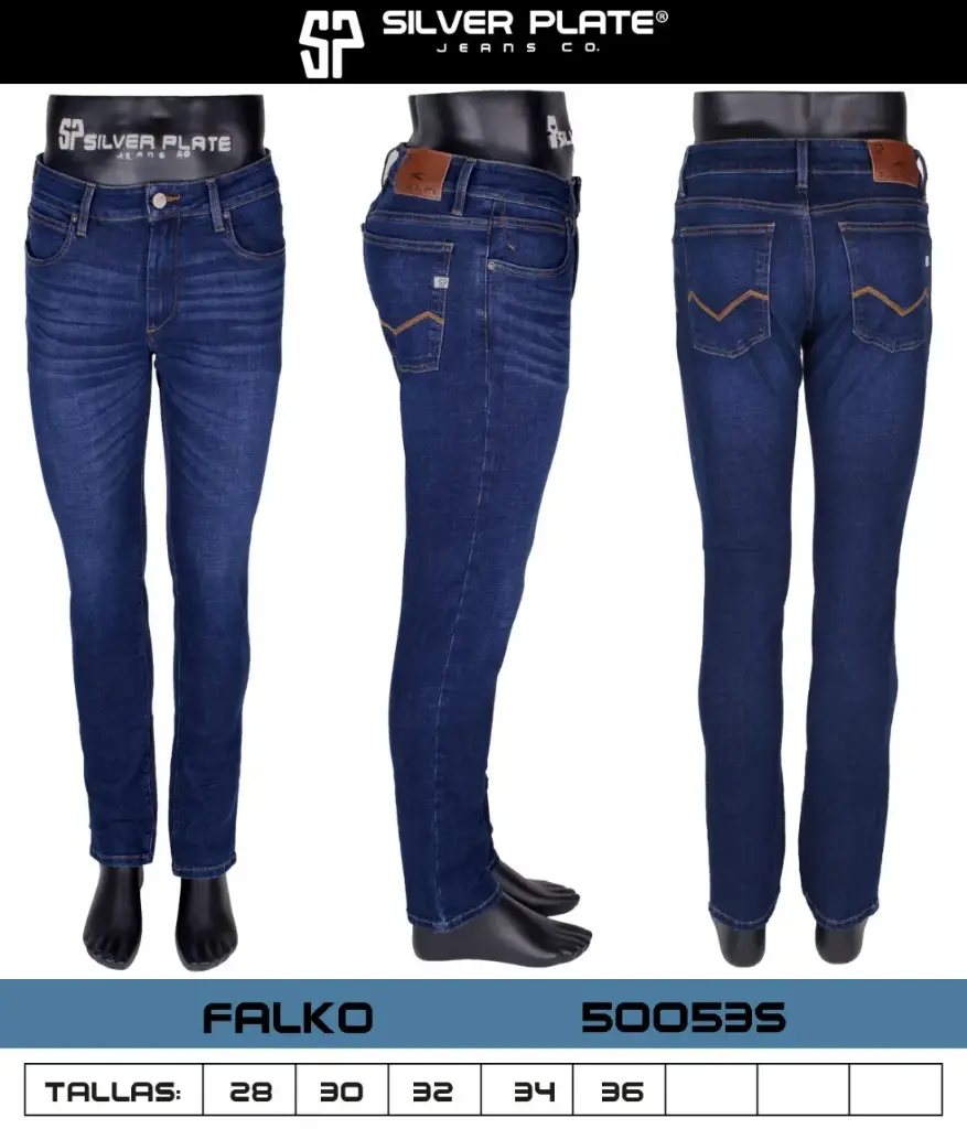 JEANS FALKO SILVER PLATE 50053S